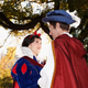 People dressed as Snow White and the Prince